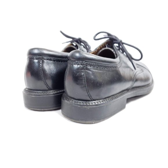 Dockers Cap Toe 4 Eye Oxfords Men's Sz 10 Black Leather - Picture 7 of 8